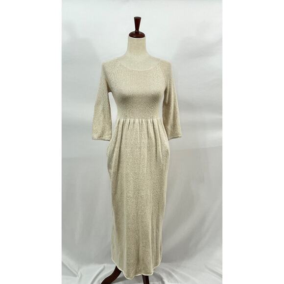 MORPH KNITWEAR Sz XS Soft Knit 100% Silk Midi Saoirse Dress - Picture 2 of 10
